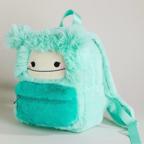 BLACK FRIDAY SALE Squishmallows H & M Excl. Joelle, Aqua Blue Bigfoot 2-Pc Set - Picture 2 of 14